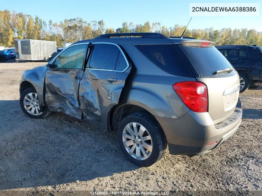 2010 Chevrolet Equinox VIN: 2CNALDEW6A6388386 Lot: 12129503