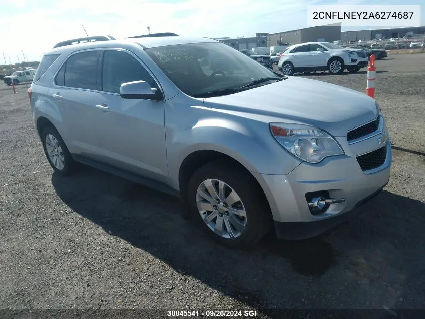 2010 Chevrolet Equinox Lt VIN: 2CNFLNEY2A6274687 Lot: 30045541