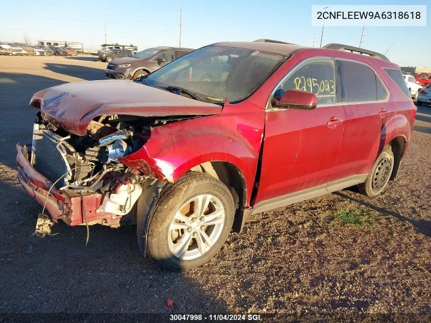 2010 Chevrolet Equinox Lt VIN: 2CNFLEEW9A6318618 Lot: 30047998