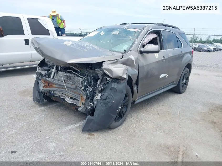 2CNALPEW5A6387215 2010 Chevrolet Equinox Lt