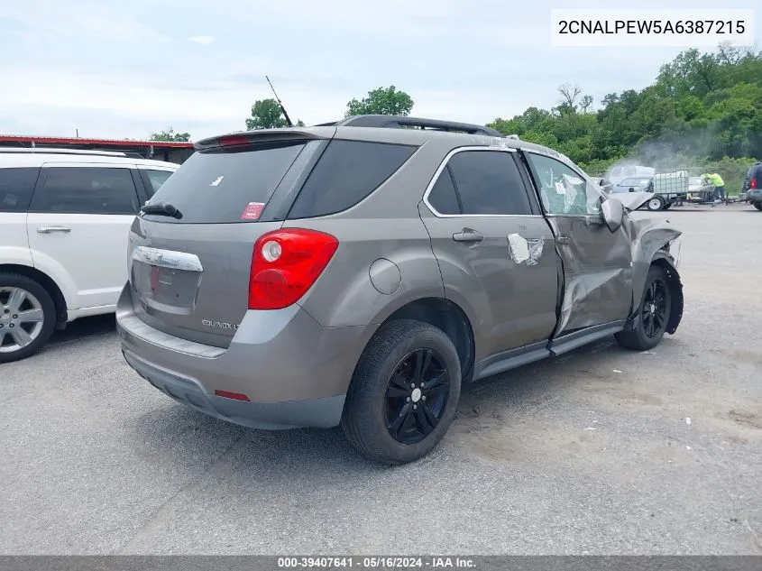 2CNALPEW5A6387215 2010 Chevrolet Equinox Lt