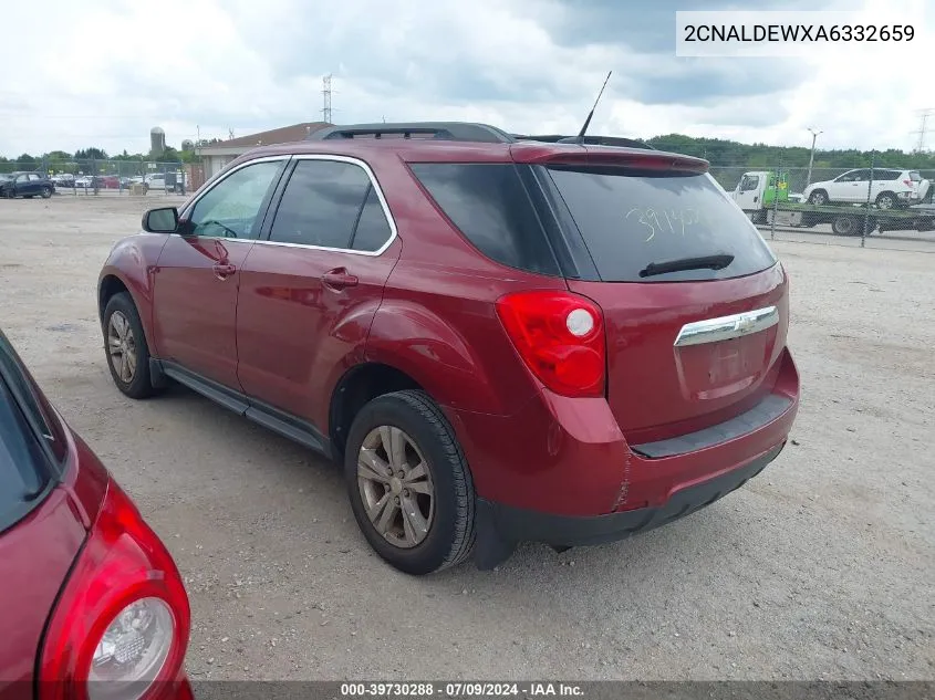 2010 Chevrolet Equinox Lt VIN: 2CNALDEWXA6332659 Lot: 39730288