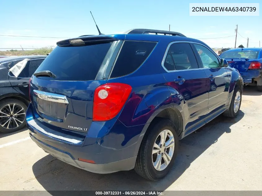 2CNALDEW4A6340739 2010 Chevrolet Equinox Lt