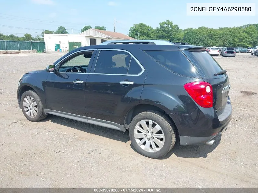 2CNFLGEY4A6290580 2010 Chevrolet Equinox Ltz