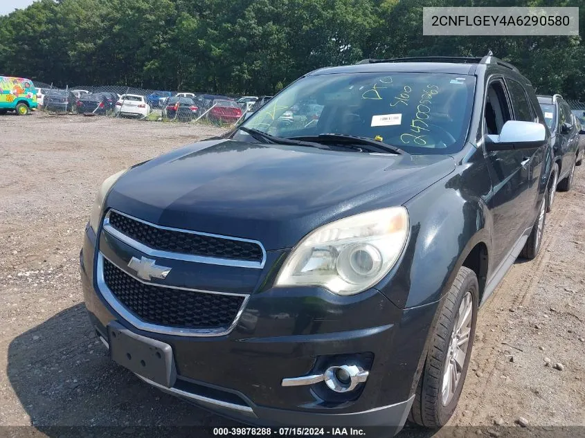 2CNFLGEY4A6290580 2010 Chevrolet Equinox Ltz