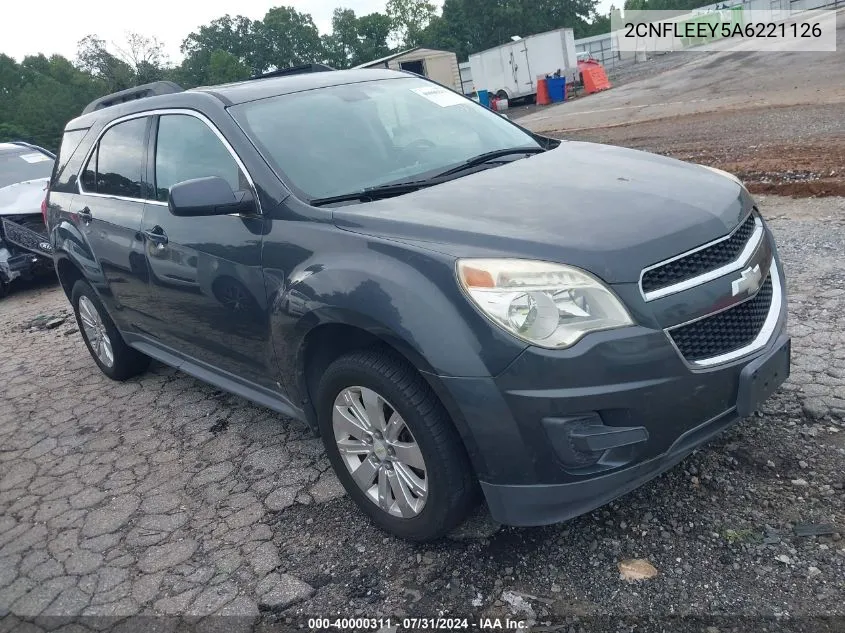 2010 Chevrolet Equinox Lt VIN: 2CNFLEEY5A6221126 Lot: 40000311