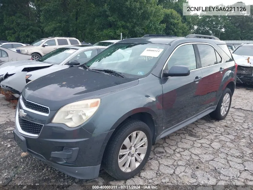 2010 Chevrolet Equinox Lt VIN: 2CNFLEEY5A6221126 Lot: 40000311