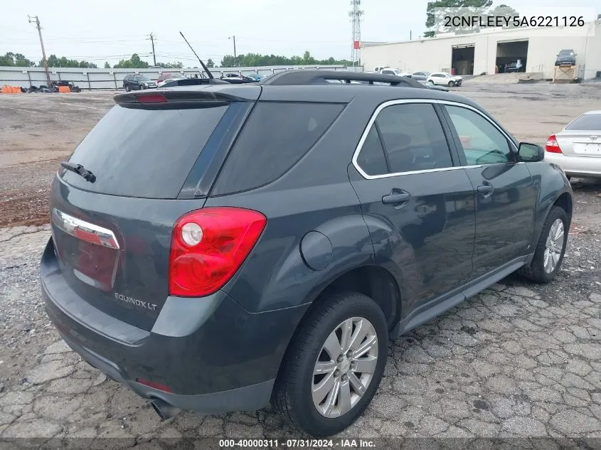 2010 Chevrolet Equinox Lt VIN: 2CNFLEEY5A6221126 Lot: 40000311