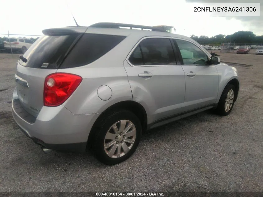 2010 Chevrolet Equinox Lt VIN: 2CNFLNEY8A6241306 Lot: 40016154