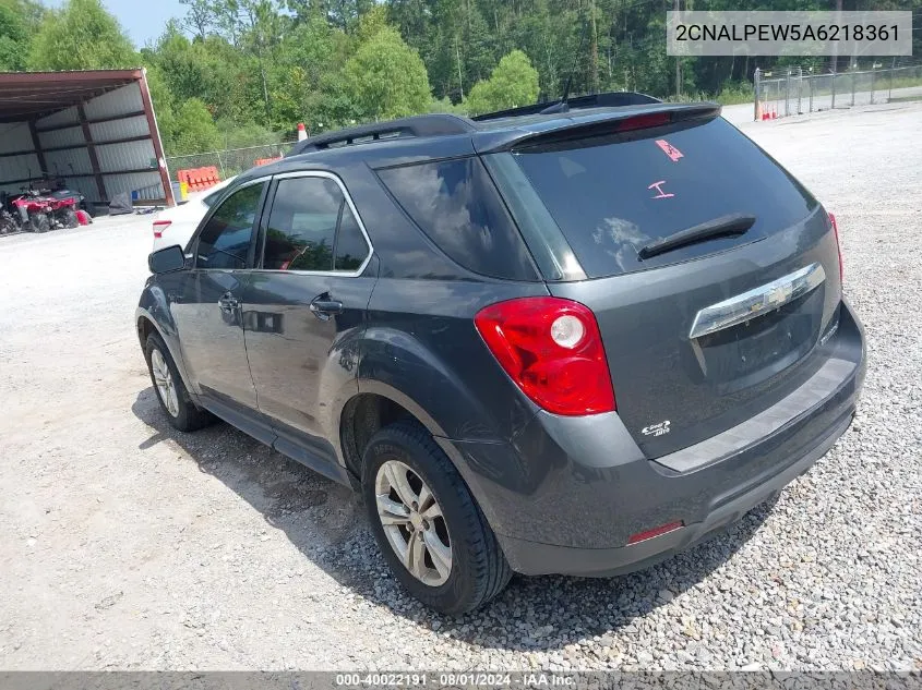 2CNALPEW5A6218361 2010 Chevrolet Equinox Lt