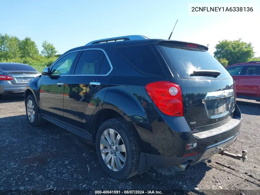 2010 Chevrolet Equinox Lt VIN: 2CNFLNEY1A6338136 Lot: 40041591