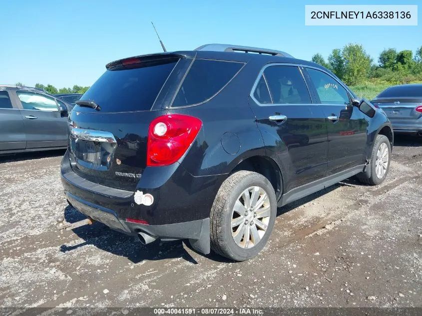 2010 Chevrolet Equinox Lt VIN: 2CNFLNEY1A6338136 Lot: 40041591