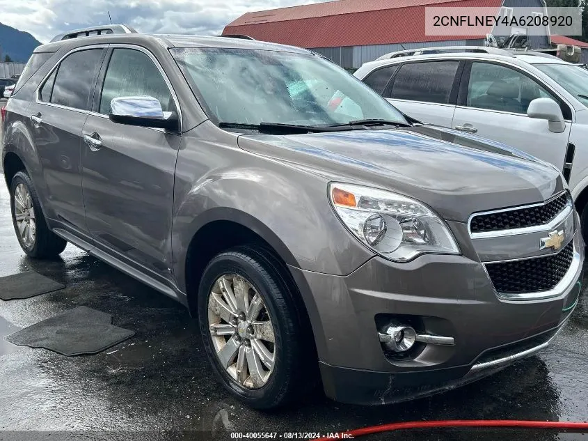 2CNFLNEY4A6208920 2010 Chevrolet Equinox Lt