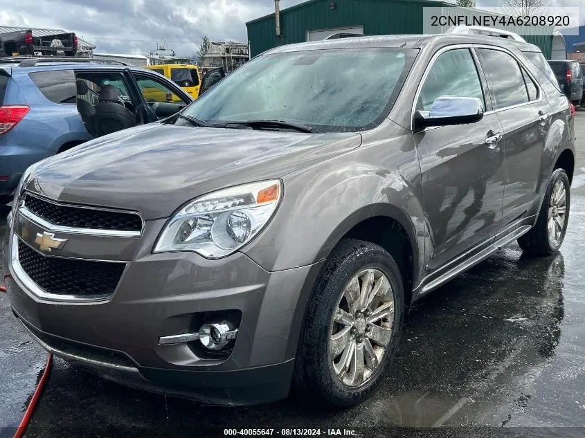 2010 Chevrolet Equinox Lt VIN: 2CNFLNEY4A6208920 Lot: 40055647