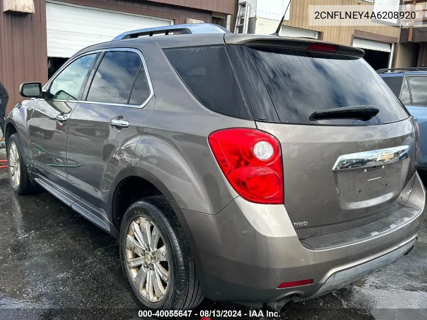 2010 Chevrolet Equinox Lt VIN: 2CNFLNEY4A6208920 Lot: 40055647