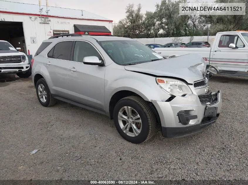 2010 Chevrolet Equinox Lt VIN: 2CNALDEW4A6411521 Lot: 40063590