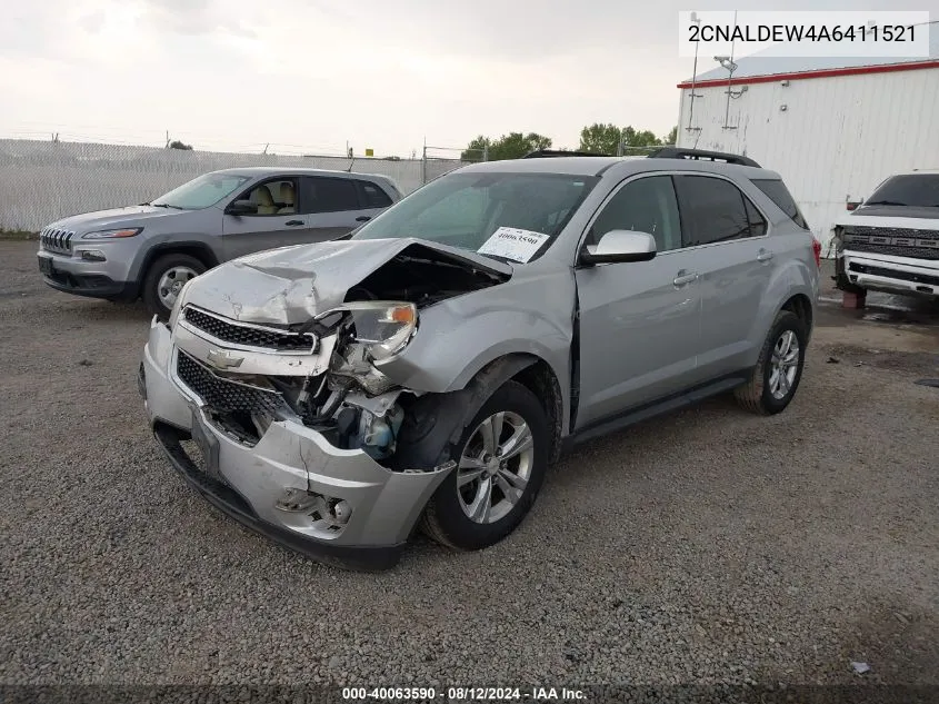 2CNALDEW4A6411521 2010 Chevrolet Equinox Lt