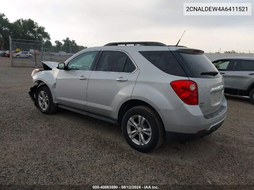 2010 Chevrolet Equinox Lt VIN: 2CNALDEW4A6411521 Lot: 40063590