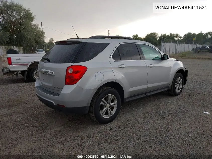 2010 Chevrolet Equinox Lt VIN: 2CNALDEW4A6411521 Lot: 40063590