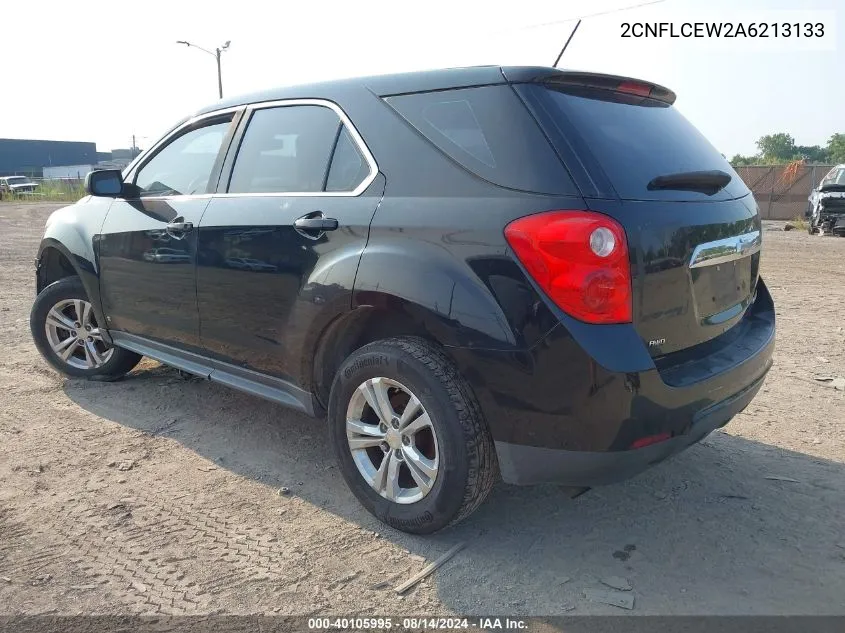 2010 Chevrolet Equinox Ls VIN: 2CNFLCEW2A6213133 Lot: 40105995