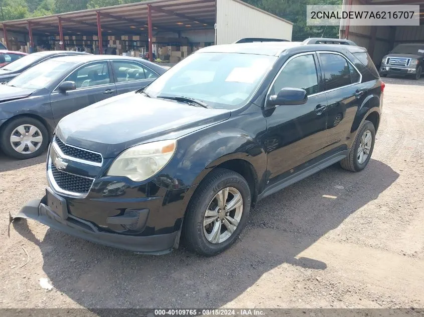 2010 Chevrolet Equinox Lt VIN: 2CNALDEW7A6216707 Lot: 40109765