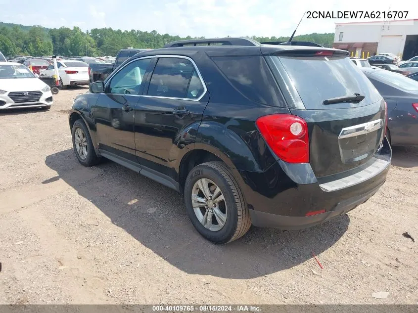 2010 Chevrolet Equinox Lt VIN: 2CNALDEW7A6216707 Lot: 40109765