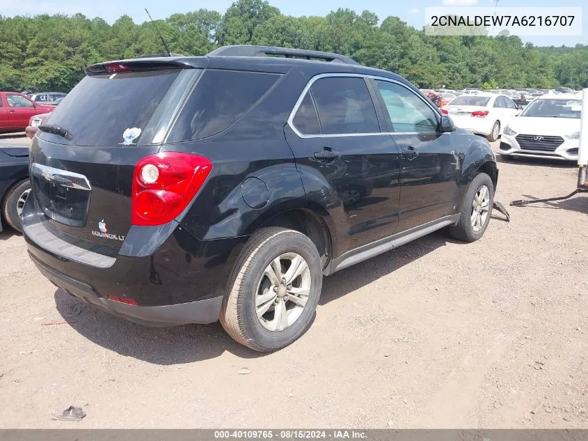 2010 Chevrolet Equinox Lt VIN: 2CNALDEW7A6216707 Lot: 40109765