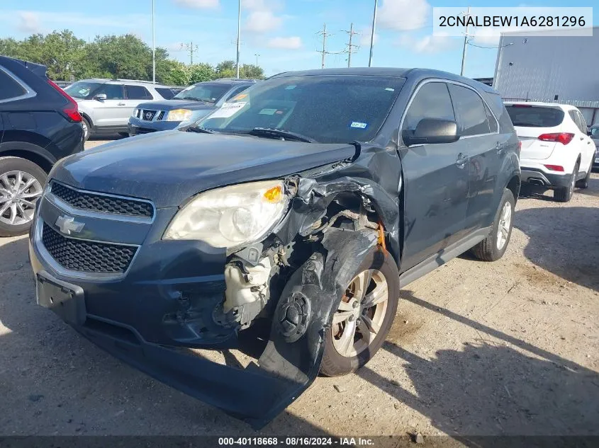 2010 Chevrolet Equinox Ls VIN: 2CNALBEW1A6281296 Lot: 40118668