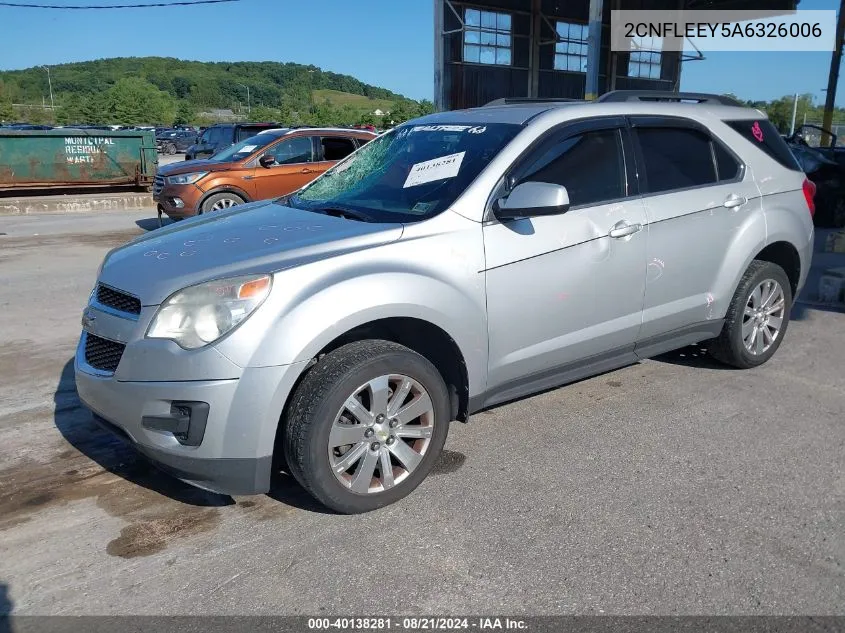 2010 Chevrolet Equinox Lt VIN: 2CNFLEEY5A6326006 Lot: 40138281