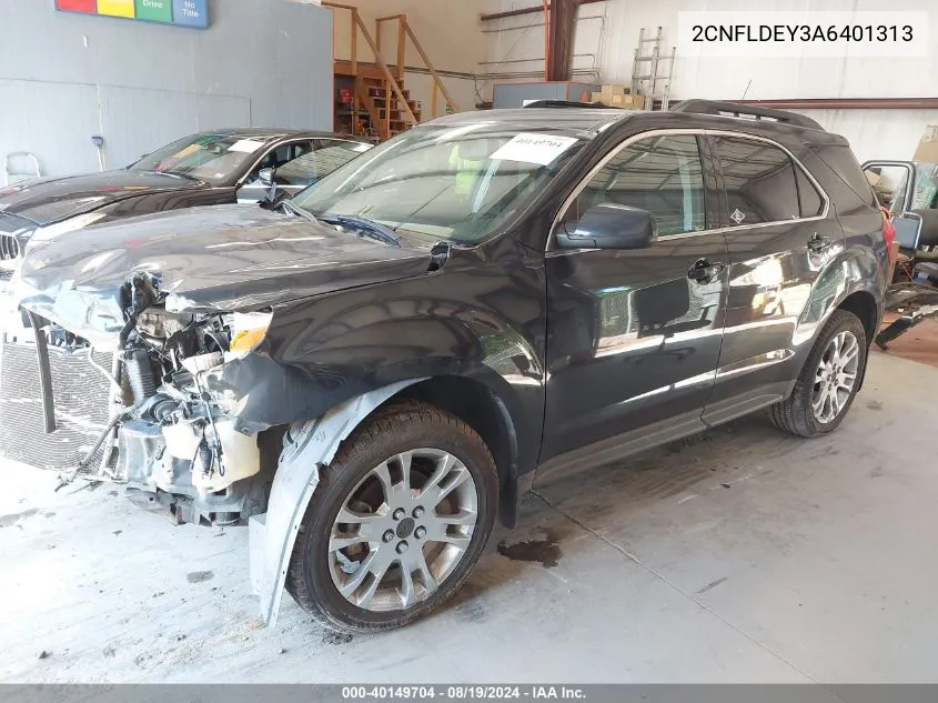 2CNFLDEY3A6401313 2010 Chevrolet Equinox Lt