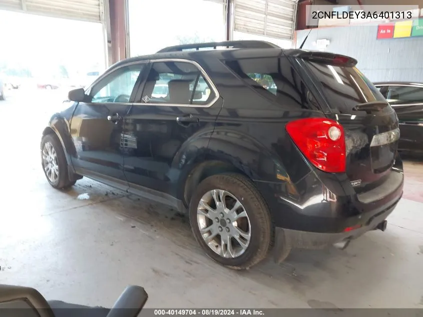 2CNFLDEY3A6401313 2010 Chevrolet Equinox Lt