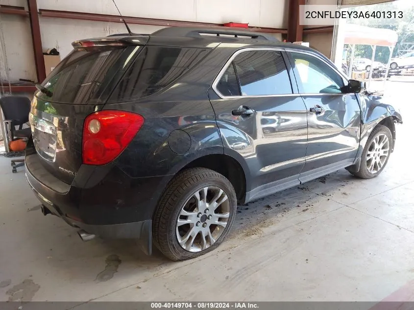 2CNFLDEY3A6401313 2010 Chevrolet Equinox Lt