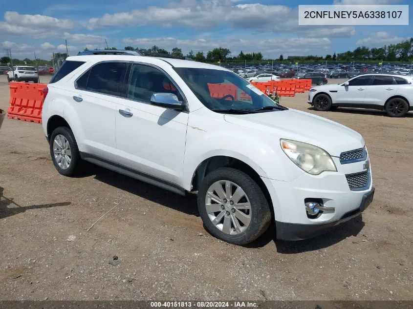 2010 Chevrolet Equinox Lt VIN: 2CNFLNEY5A6338107 Lot: 40151813