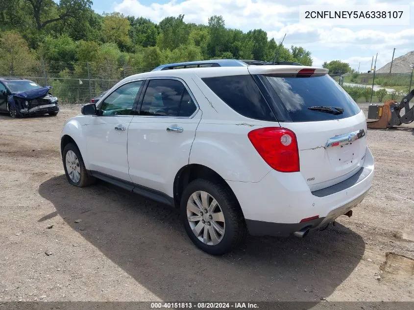 2CNFLNEY5A6338107 2010 Chevrolet Equinox Lt