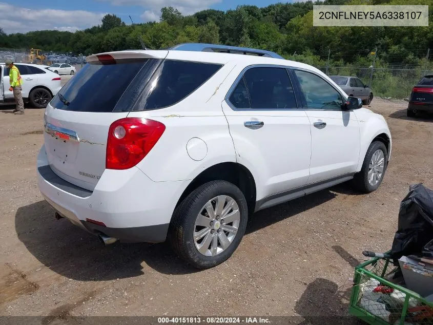 2010 Chevrolet Equinox Lt VIN: 2CNFLNEY5A6338107 Lot: 40151813