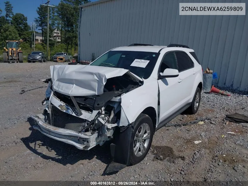 2CNALDEWXA6259809 2010 Chevrolet Equinox Lt