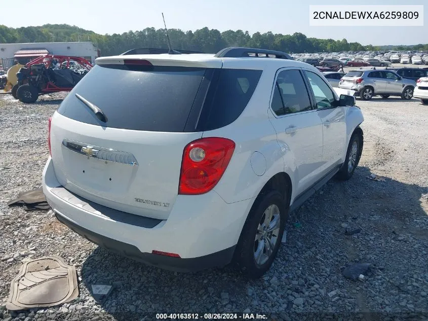 2010 Chevrolet Equinox Lt VIN: 2CNALDEWXA6259809 Lot: 40163512