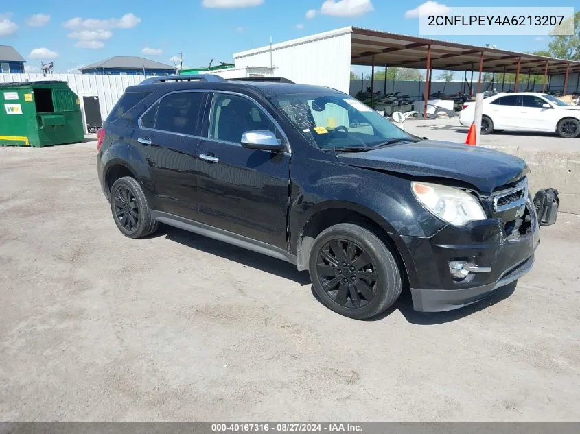 2CNFLPEY4A6213207 2010 Chevrolet Equinox Lt