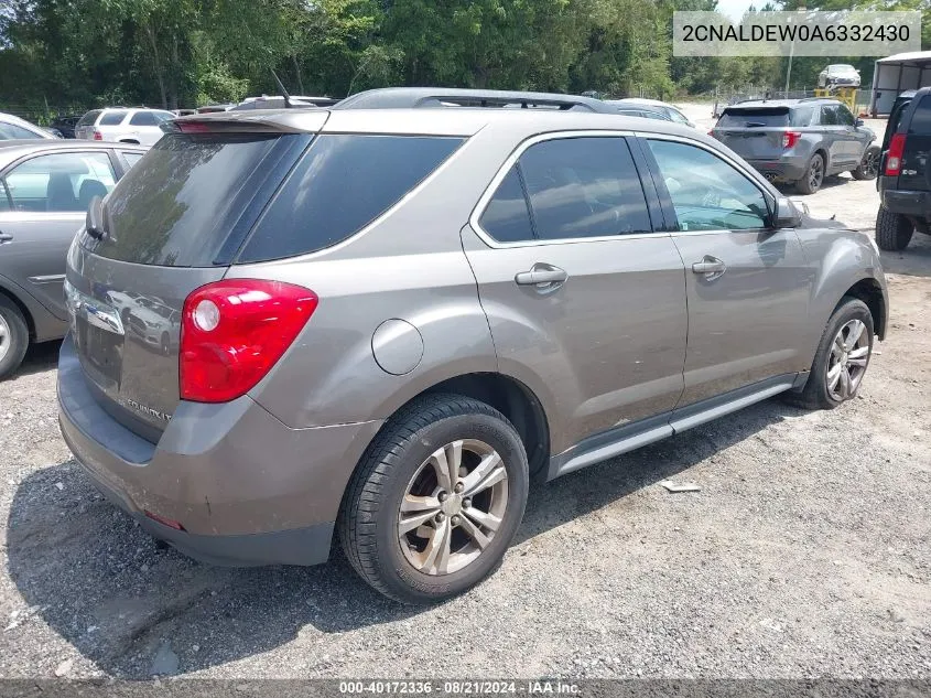 2CNALDEW0A6332430 2010 Chevrolet Equinox Lt