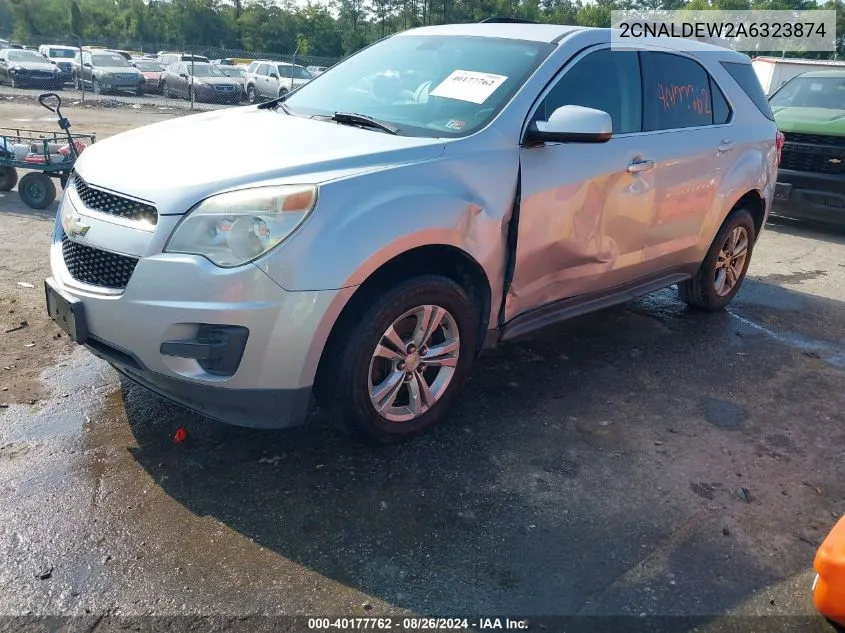 2010 Chevrolet Equinox Lt VIN: 2CNALDEW2A6323874 Lot: 40177762