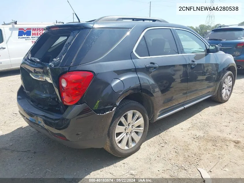 2CNFLNEW6A6280538 2010 Chevrolet Equinox Lt