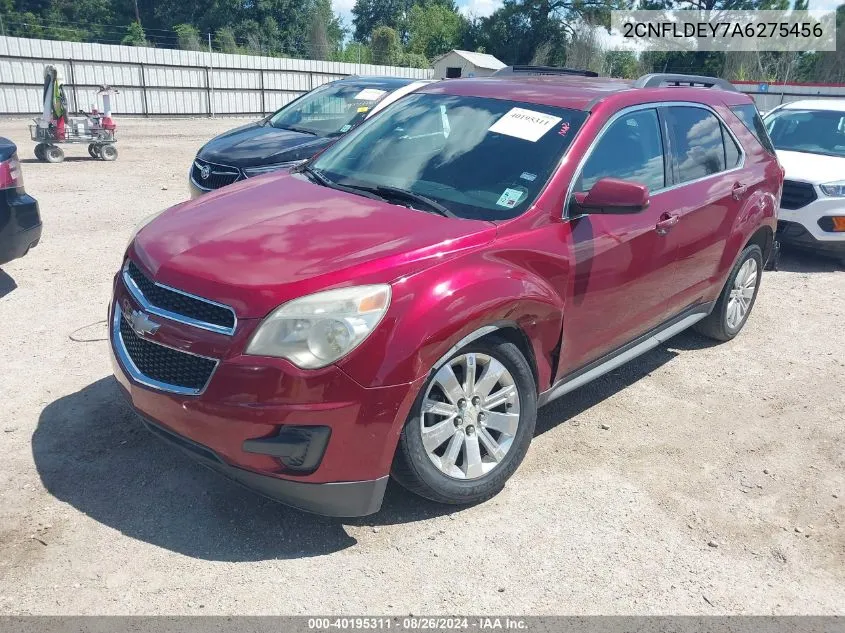 2010 Chevrolet Equinox Lt VIN: 2CNFLDEY7A6275456 Lot: 40195311