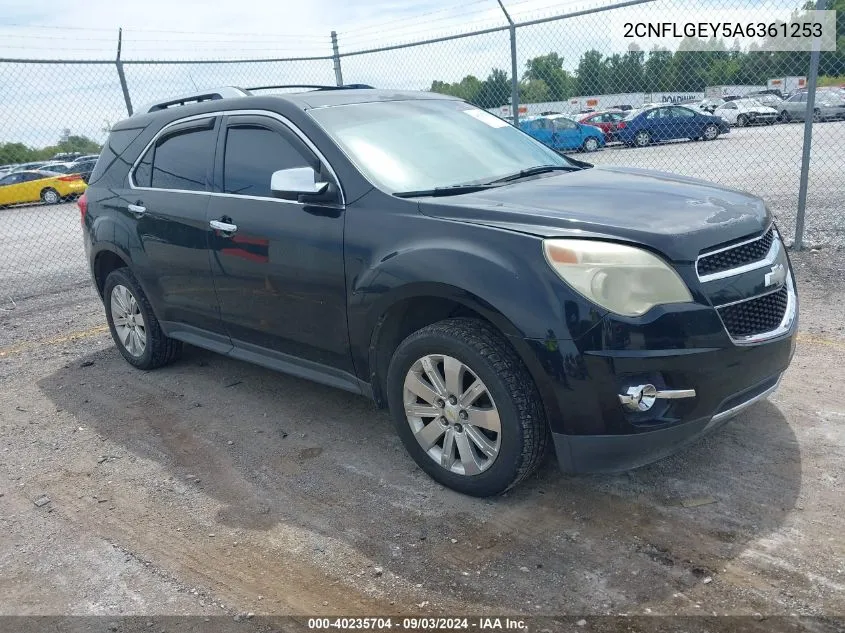 2CNFLGEY5A6361253 2010 Chevrolet Equinox Ltz