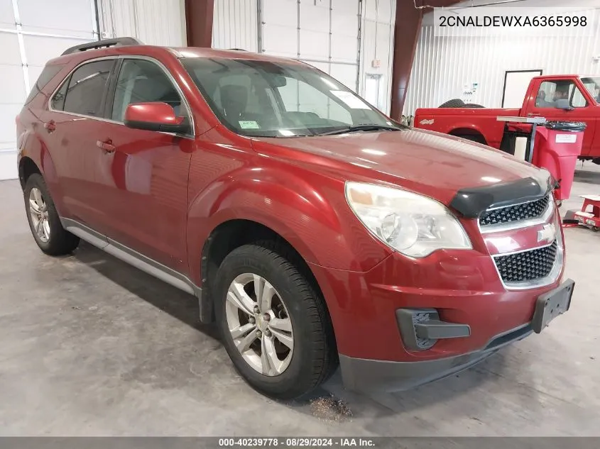 2CNALDEWXA6365998 2010 Chevrolet Equinox Lt