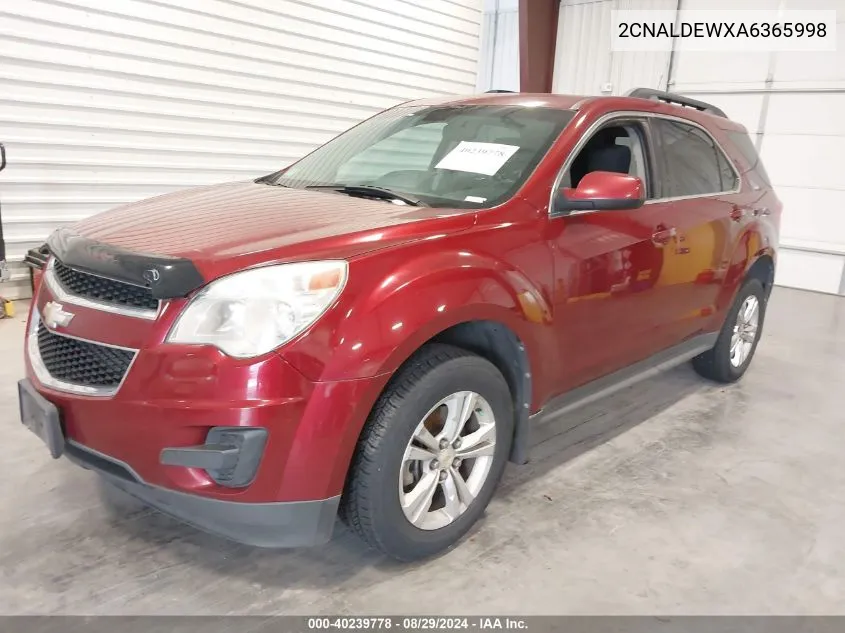 2CNALDEWXA6365998 2010 Chevrolet Equinox Lt