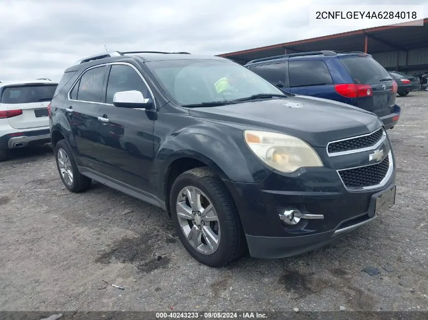 2010 Chevrolet Equinox Ltz VIN: 2CNFLGEY4A6284018 Lot: 40243233