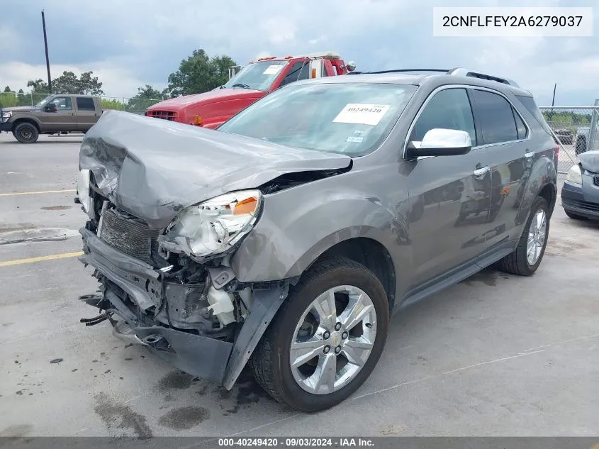 2CNFLFEY2A6279037 2010 Chevrolet Equinox Ltz