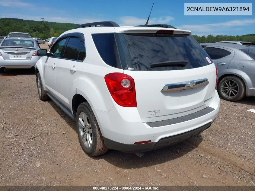 2010 Chevrolet Equinox Lt VIN: 2CNALDEW9A6321894 Lot: 40273224