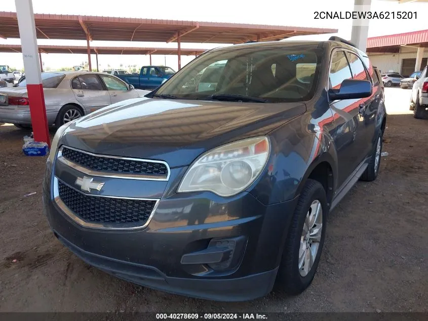 2010 Chevrolet Equinox Lt VIN: 2CNALDEW3A6215201 Lot: 40278609