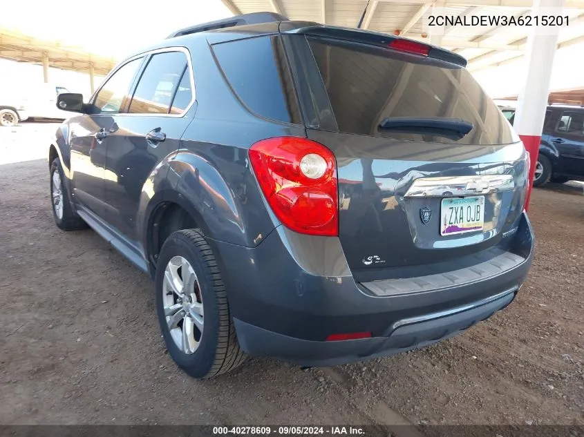 2010 Chevrolet Equinox Lt VIN: 2CNALDEW3A6215201 Lot: 40278609